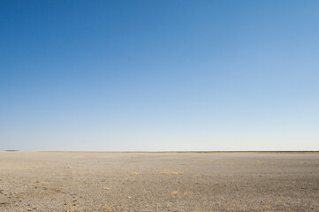 Fototapeta na wymiar Etosha Pan / Etosha Pan, Salt Lake in the Etosha National Park, Namibia.
