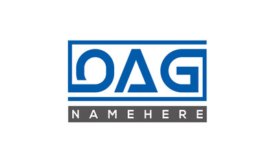 OAG creative three letters logo