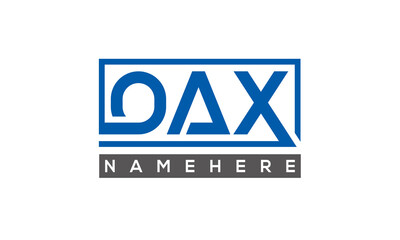 OAX creative three letters logo