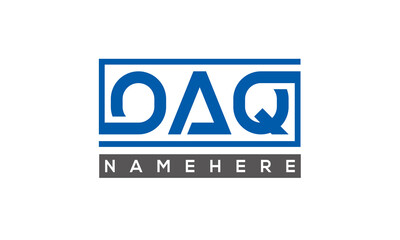 OAQ creative three letters logo