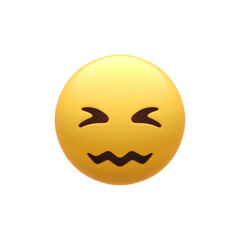 Confounded Smiley Face