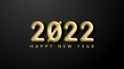 Happy new year 2022 background illustration. Happy new year web banner and flyer