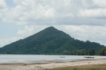 lake and mountains