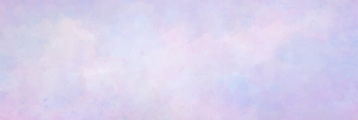 Vector watercolor texture. Hand drawn pink and blue abstract vector illustration for background, cover, interior decor and other users. Vector sky. Clouds. Template for design. Empty blank.