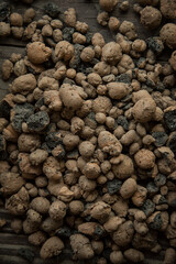 Filler in pots for planting plants and seedlings