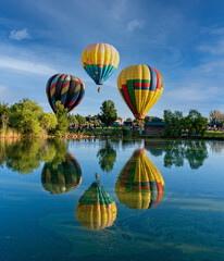 Circle of Hot Air Balloons