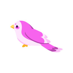 Isolated cute and colored bird Vector illustration