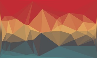 vibrant minimal multicolored polygonal background