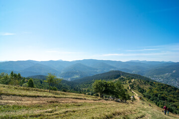 Fototapeta na wymiar Beautiful Carpathian landscape National Park. Carpathian, Ukraine, Europe. Beauty world.