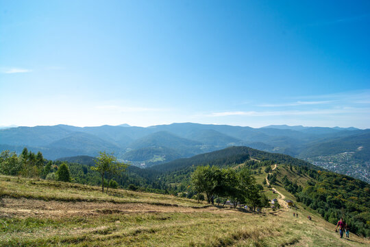 Beautiful Carpathian landscape National Park. Carpathian, Ukraine, Europe. Beauty world.