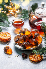 Marmalade pine cones.