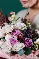 bride holding bouquet