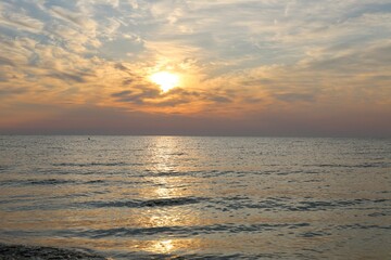 Fototapeta premium sunset at the beach