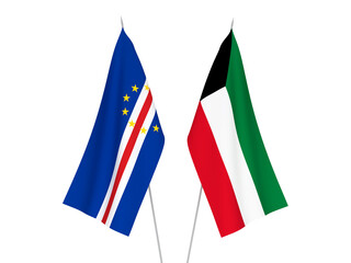 Kuwait and Republic of Cabo Verde flags