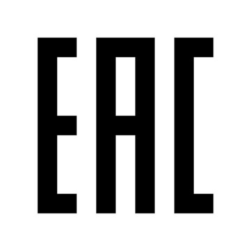 EAC sign vector illustration. EAC mark symbol.