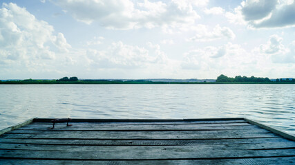 Fototapeta premium masonry on the dnieper river