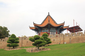 Chinese temple in the park