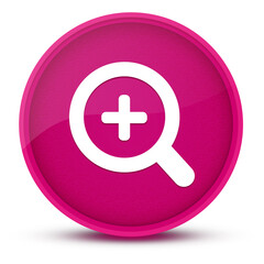 Fototapeta premium Zoom in luxurious glossy pink round button abstract