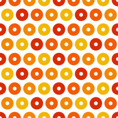 Seamless pattern with colorful circles