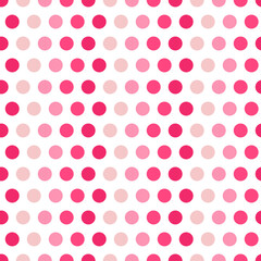 Fototapeta na wymiar Seamless pattern with pink dots.