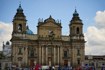 Fototapeta na wymiar central palace in guatemala