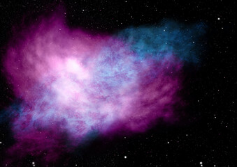 Small part of an infinite star field