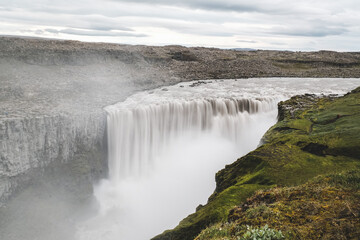 Dettifoss waterfall in north iceland 