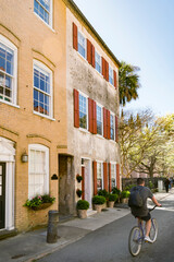 Historical downtown area of Charleston, South Carolina, USA