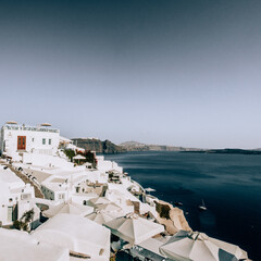 Coastal view in Oia Santorini 