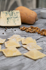 Pasta homemade ravioli