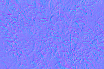 Background with feathers in normal map. 3D Illustration