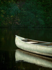 canoe on lake