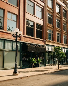 Architecture In Downtown Bloomington, Illinois