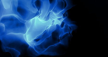 Alcohol ink modern abstract painting, contemporary contemporary art.