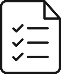 Checklist file Isolated Vector icon which can easily modify or edit

