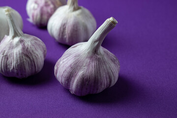 garlic on the table