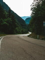 road in mountains