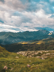 landscape in the mountains