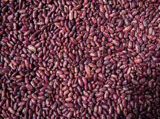 Healthy red beans. Legumes and seeds.