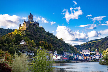 Fototapeta premium Cochem Germany Moselle River Valley
