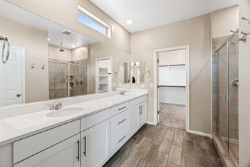 Interior White Bathroom