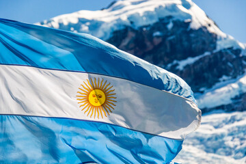 bandera argentina - obrazy, fototapety, plakaty