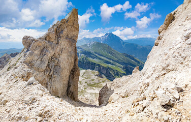 Appennini mountains, Italy - The mountain summit of central Italy, Abruzzo region, above 2500 meters