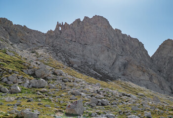 Appennini mountains, Italy - The mountain summit of central Italy, Abruzzo region, above 2500 meters