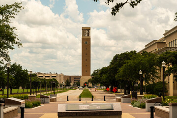 View of Texas A&M University in College Station, Texas