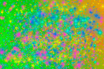 Multicolored watercolor blots and splashes on a white background.