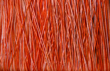rope texture in orange tones