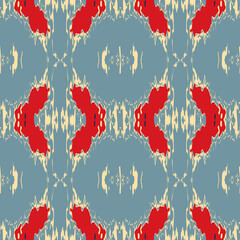 Fun pink blue white hand drawn seamless texture. Modern bright feminine swimwear fashion all over print. Doodle funky abstract summer beach style background. Playful high quality jpg swatch.