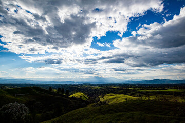 landscape with clouds