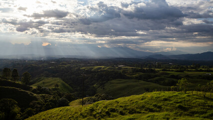 landscape with clouds